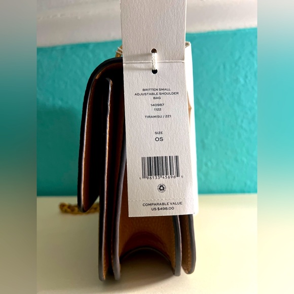 New! Tory Burch Britten Small Adjustable Shoulder Bag - Picture 4 of 8